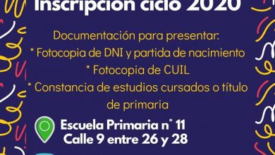 Photo of Se abrieron las inscripciones para el CENS N° 451