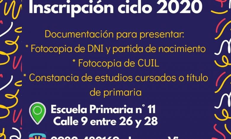Photo of Se abrieron las inscripciones para el CENS N° 451