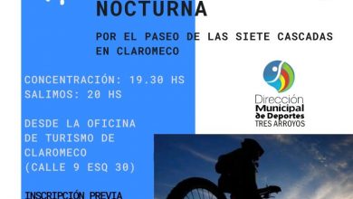 Photo of Bicicleteada nocturna en Claromecó