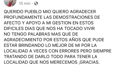 Photo of Mensaje de Carlos Ávila en las redes