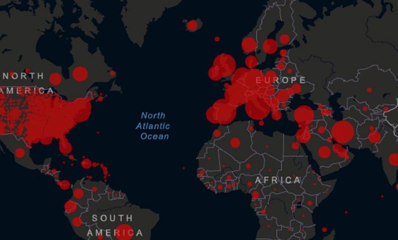 Photo of Mira el mapa del coronavirus en el mundo, en tiempo real