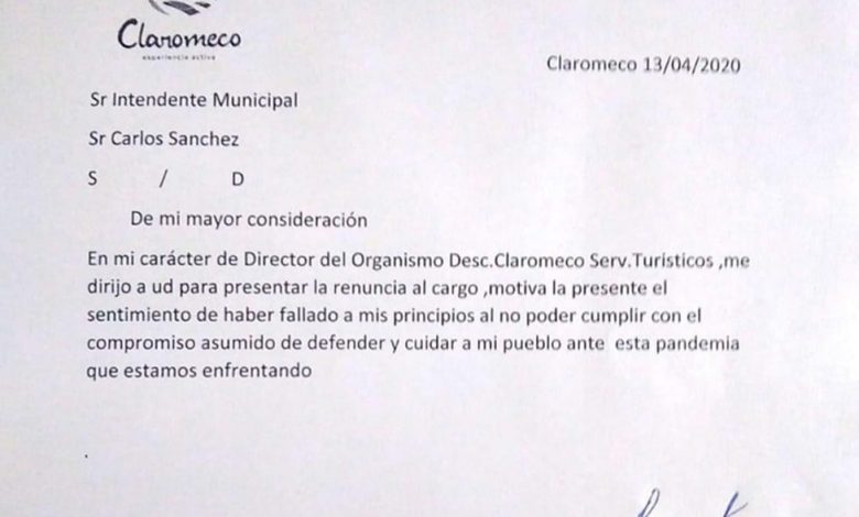Photo of Renunció Carlos Ávila al cargo de Director del Ente Descentralizado