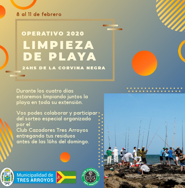 Photo of Se lanza el operativo “Limpieza de Playas” por las 24 hs.