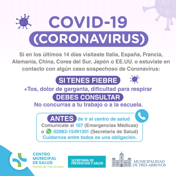 Photo of Medidas de prevención ante el Coronavirus difundidas por el Municipio