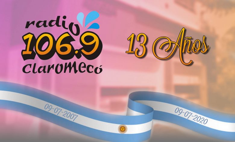 Photo of ¡Felices 13 años, 106.9 Radio Claromecó!