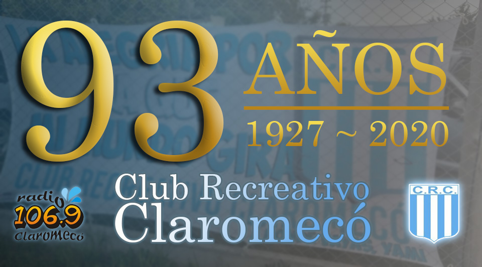 Photo of Se cumplen 93 años de pasión, 93 años del Recreativo Claromecó