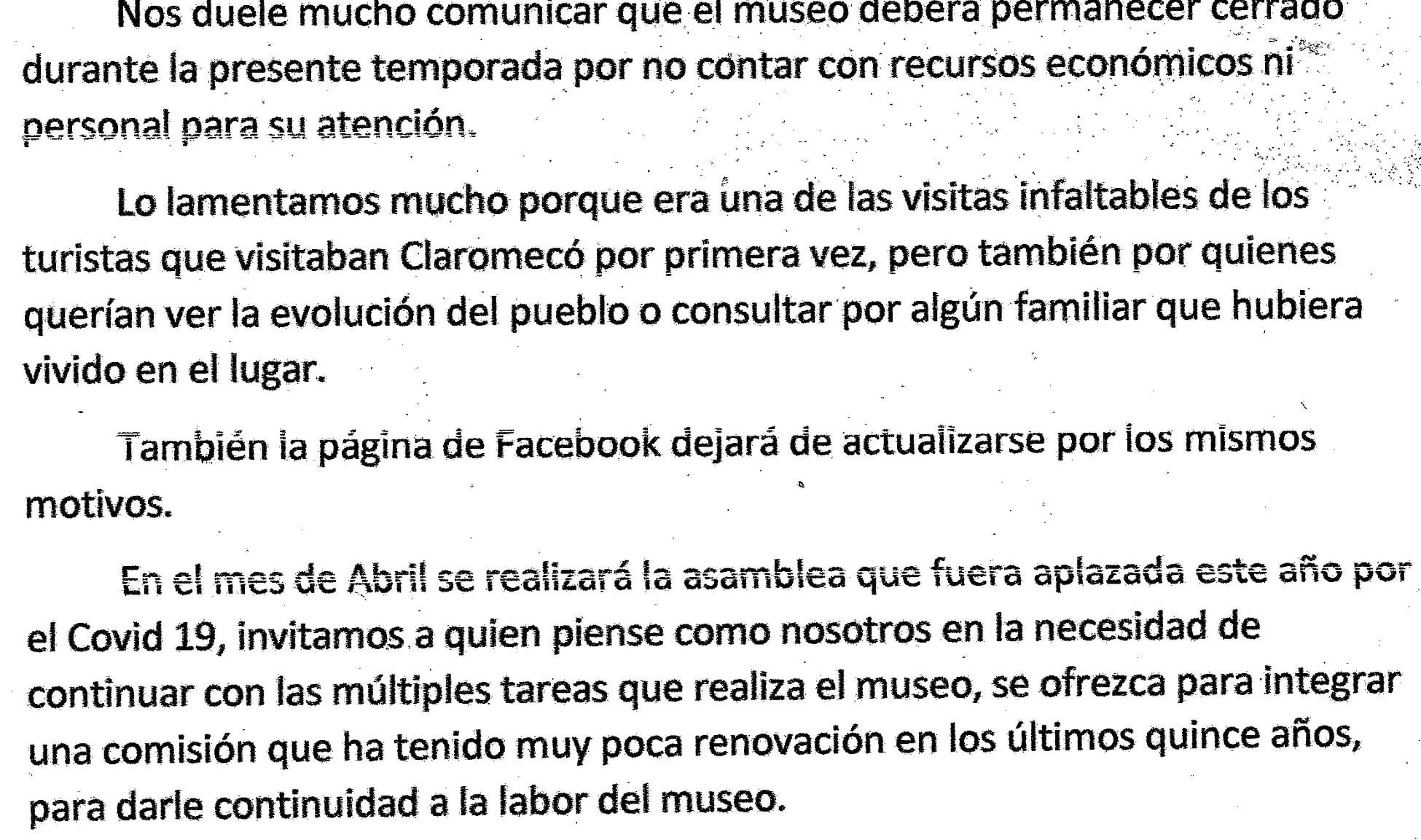 Photo of El Museo Aníbal Paz podría no abrir “por no contar con recursos económicos ni personal”